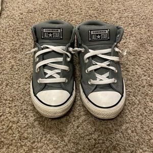 Youth size 4 Converse slip-on high tops